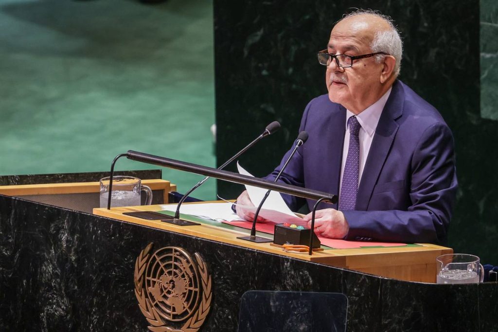 قبول فلسطين في الأمم المتحدة “طال انتظاره”: المبعوث