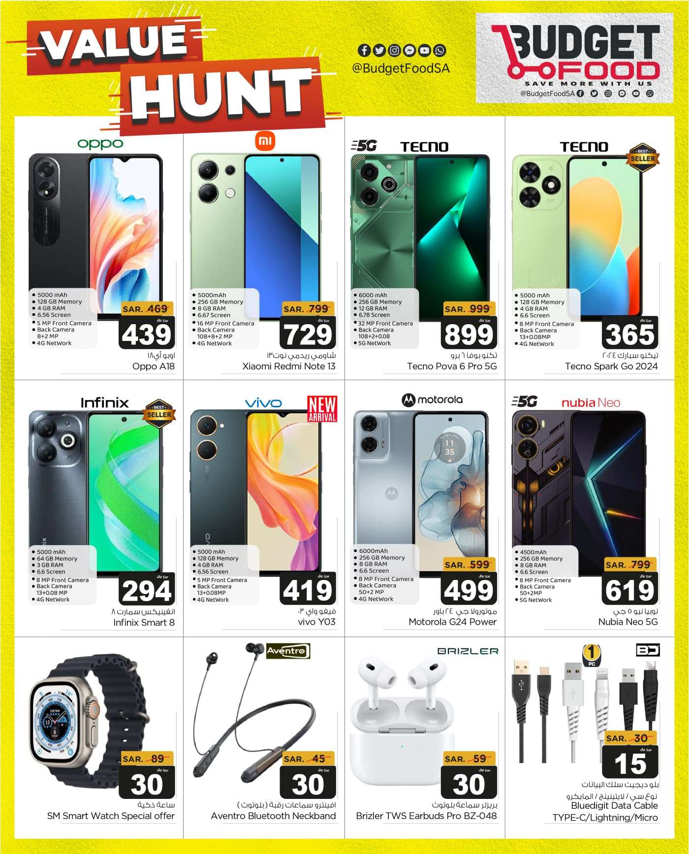 907U7Z - عروض ميزانية الطعام صفحة واحدة الأربعاء 5 يونيو 2024 | اقوي العروض