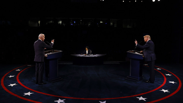 يأمل المطلعون على العملات المشفرة في ذكر محتمل في مناظرة بايدن-ترامب