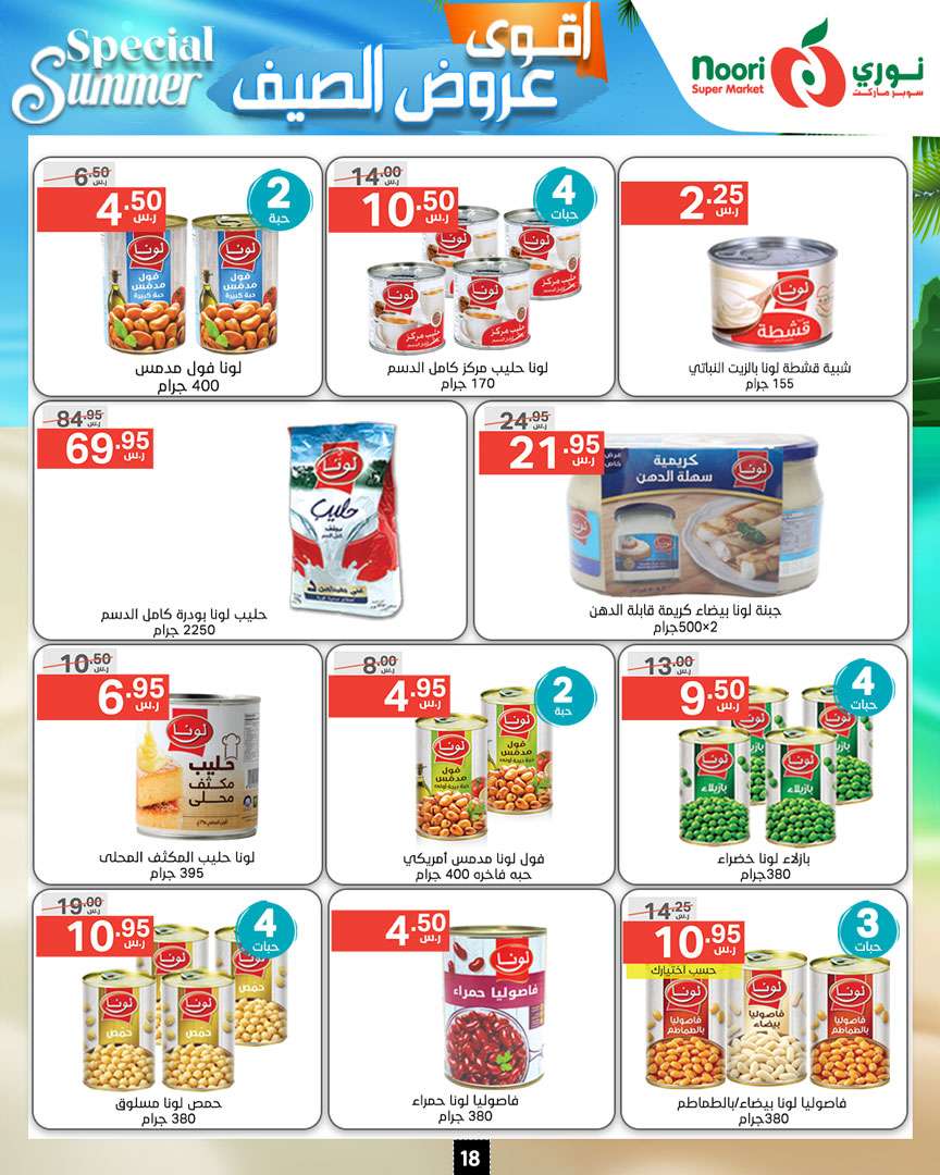 m8LzSw - عروض نوري هايبر ماركت الاسبوعية صفحة واحدة الخميس 27-6-2024 | اقوي عروض الصيف