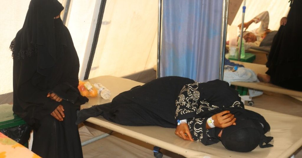 الفيضانات في اليمن تتسبب في انتشار وباء الكوليرا