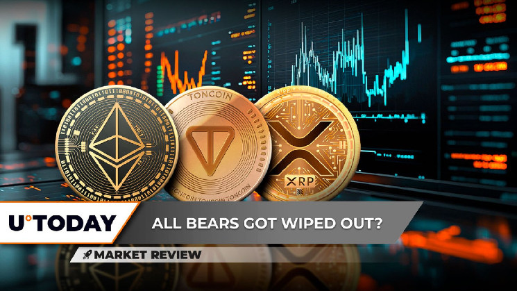 هل تدخل عملة XRP في اتجاه صعودي هائل، وتونكوين (TON) على وشك التعافي من مستوى 6 دولارات؟ هذه الخطوة التي اتخذتها عملة Ethereum (ETH) لها أهمية قصوى