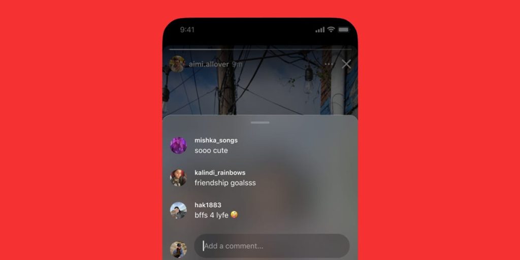 إنستغرام تضيف التعليقات إلى القصص، مما يسحب المستخدمين من رسائلهم المباشرة ويعيدهم إلى المعلنين