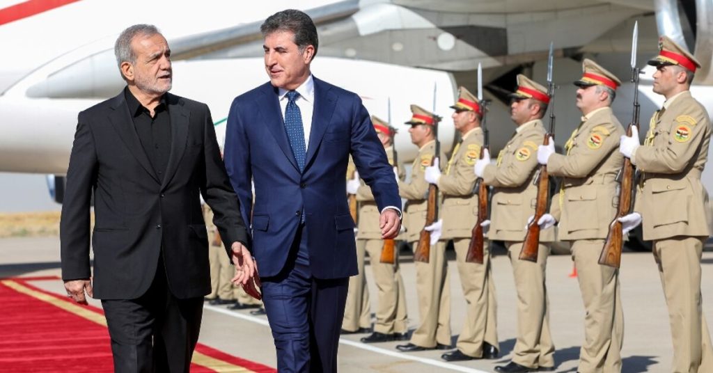 الرئيس الإيراني يصل إلى كردستان العراق في اليوم الثاني من زيارته