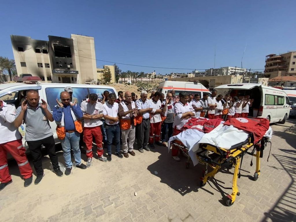 مقتل مسعف فلسطيني أثناء احتجازه لدى إسرائيل