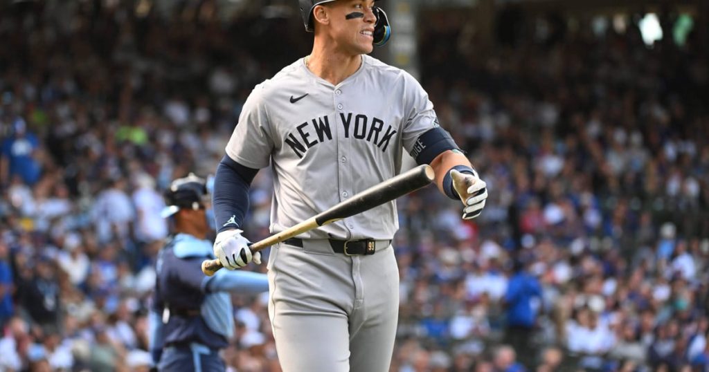 لم يسجل آرون جادج لاعب فريق يانكيز أي هدف في 16 مباراة، وهي أطول فترة صيام في مسيرته