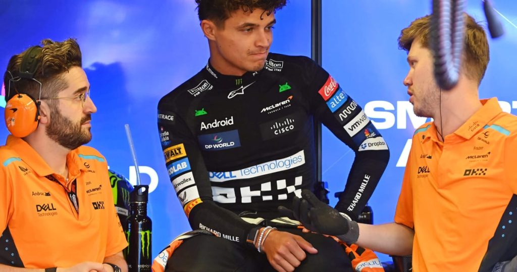 كيف فشلت تصفيات لاندو نوريس في سباق جائزة أذربيجان الكبرى بسبب العلم الأصفر