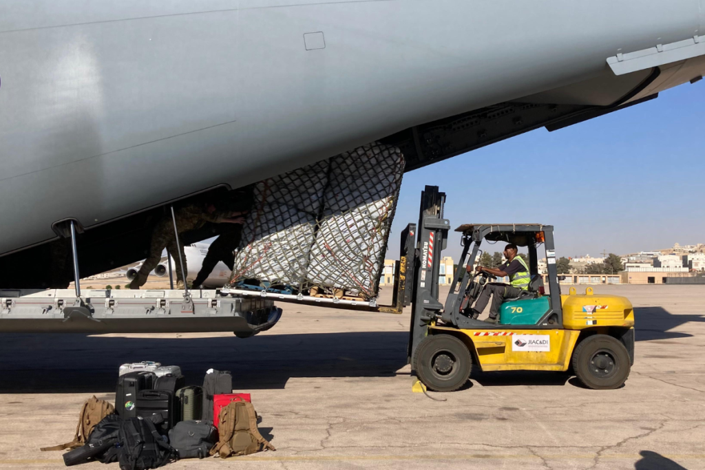 بلجيكا ترسل أكثر من 500 خيمة إلى غزة