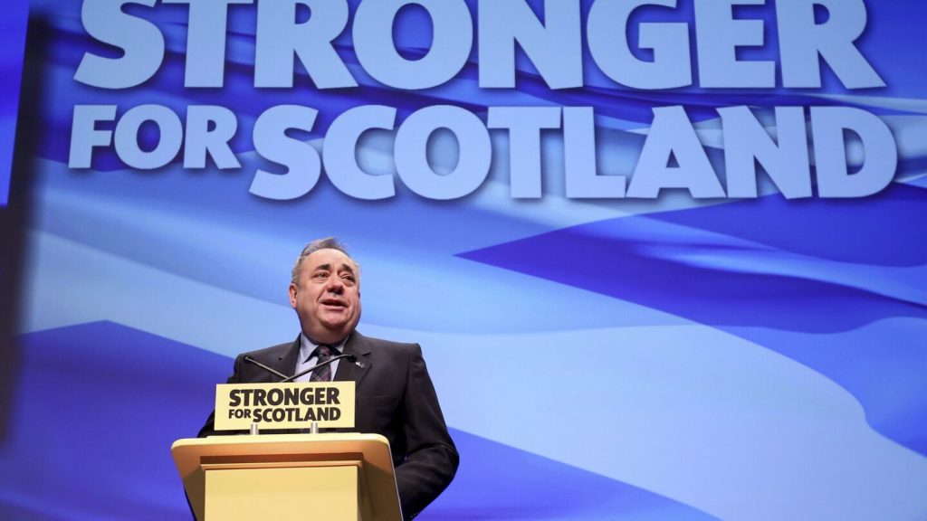 سيتم قريباً نقل جثمان بطل الاستقلال الاسكتلندي أليكس سالموند جواً إلى وطنه من مقدونيا الشمالية