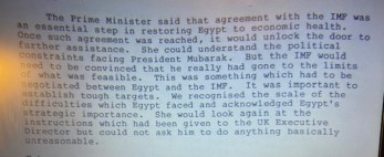 مبارك وهاتشر في الاقتصاد 2