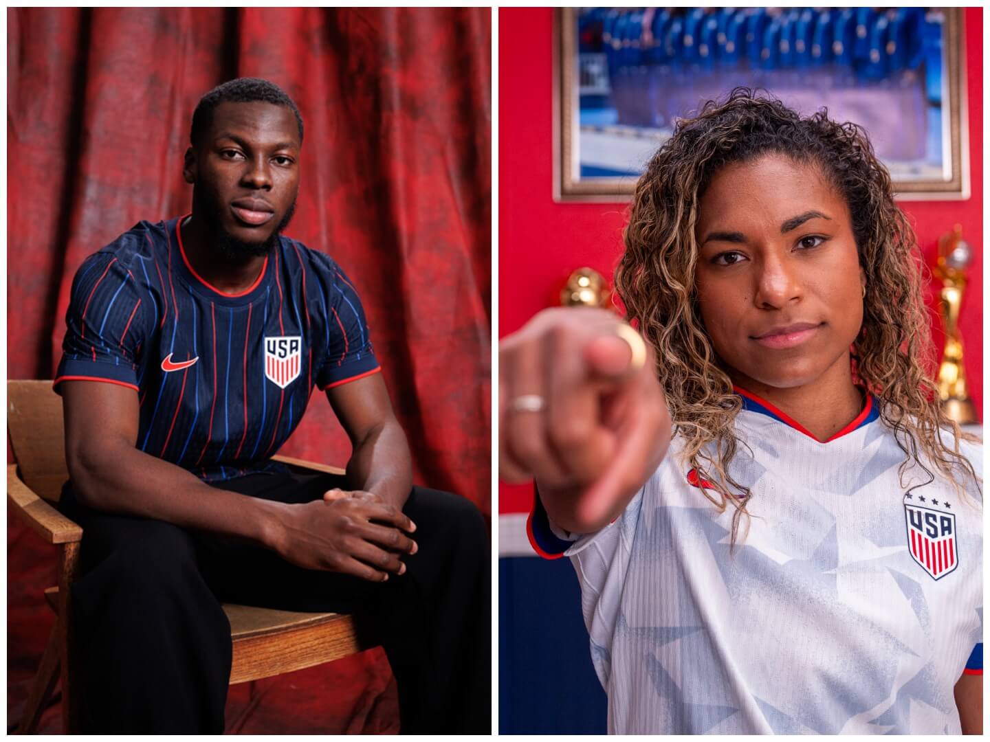 يونس موساه و USWNT's Catarina Macario