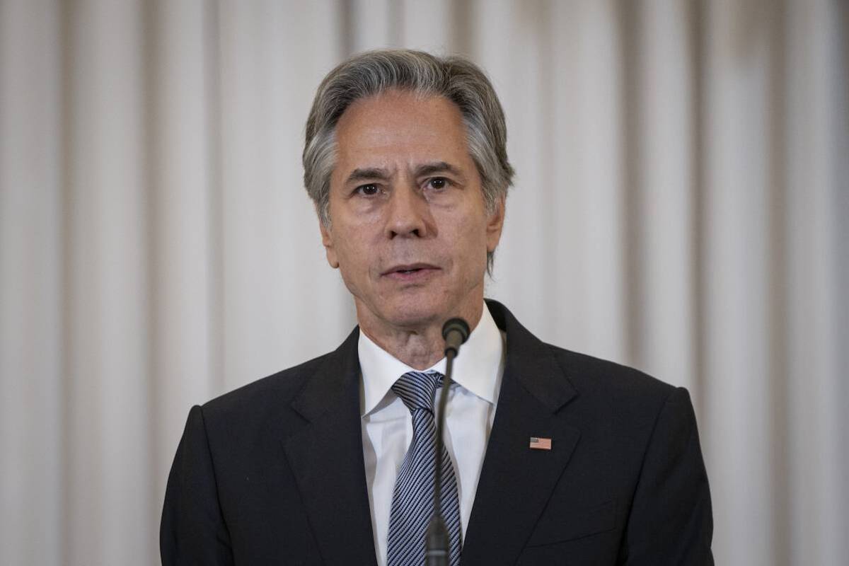 وزير الخارجية الأمريكي السابق أنتوني بلينكن. (Celal Güneş - ANADOLU Agency)