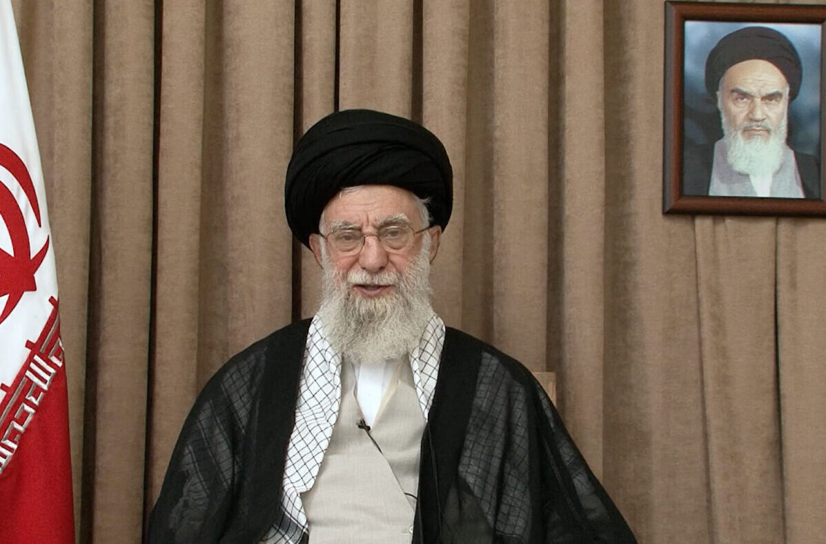 الزعيم الأعلى الإيراني علي خامناي يخاطب الأمة في طهران ، إيران في 26 يونيو 2025.