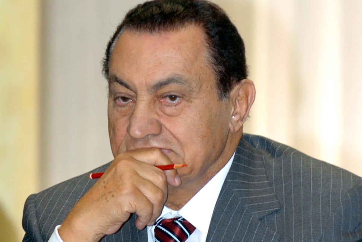 الرئيس السابق لمصر هوسني مبارك في 23 مارس 2007 (وكالة Zekeriya Albayrak/Anadolu)