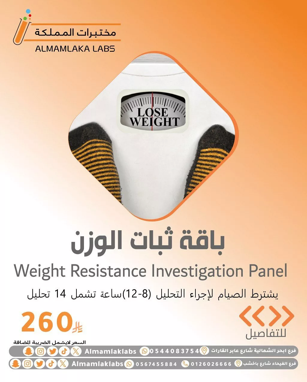 عروض مختبرات المملكة على باقات التحاليل - باقات صحية مميزة بأسعار تنافسية 9 9 - عروض مختبرات المملكة على باقات التحاليل - باقات صحية مميزة بأسعار تنافسية