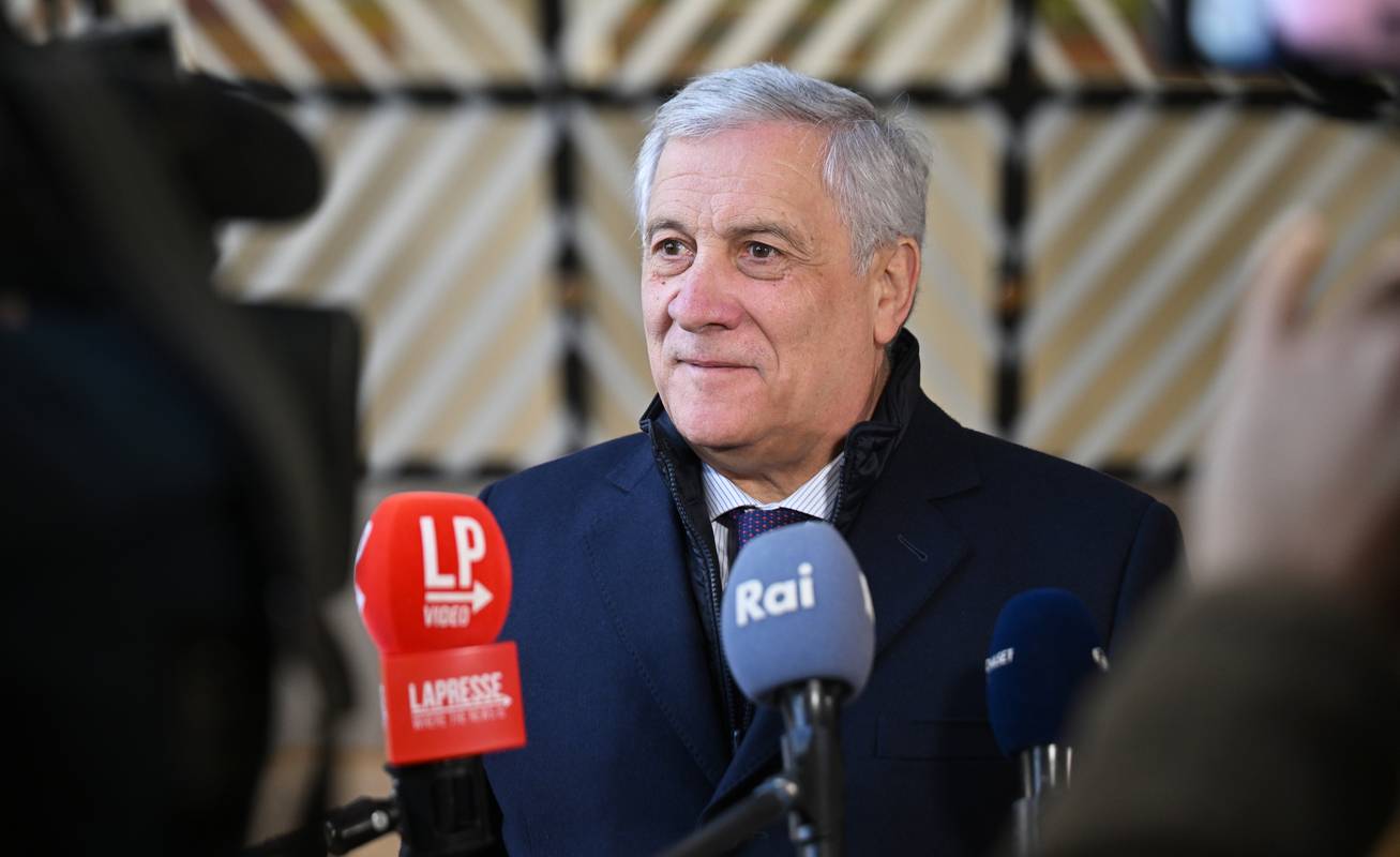 وزير الخارجية الإيطالي أنطونيو تاجاني يحضر اجتماع وزراء الخارجية للاتحاد الأوروبي في بروكسل ، بلجيكا في 27 يناير 2025 (Dursun Aydemir - ANADOLU Agency)
