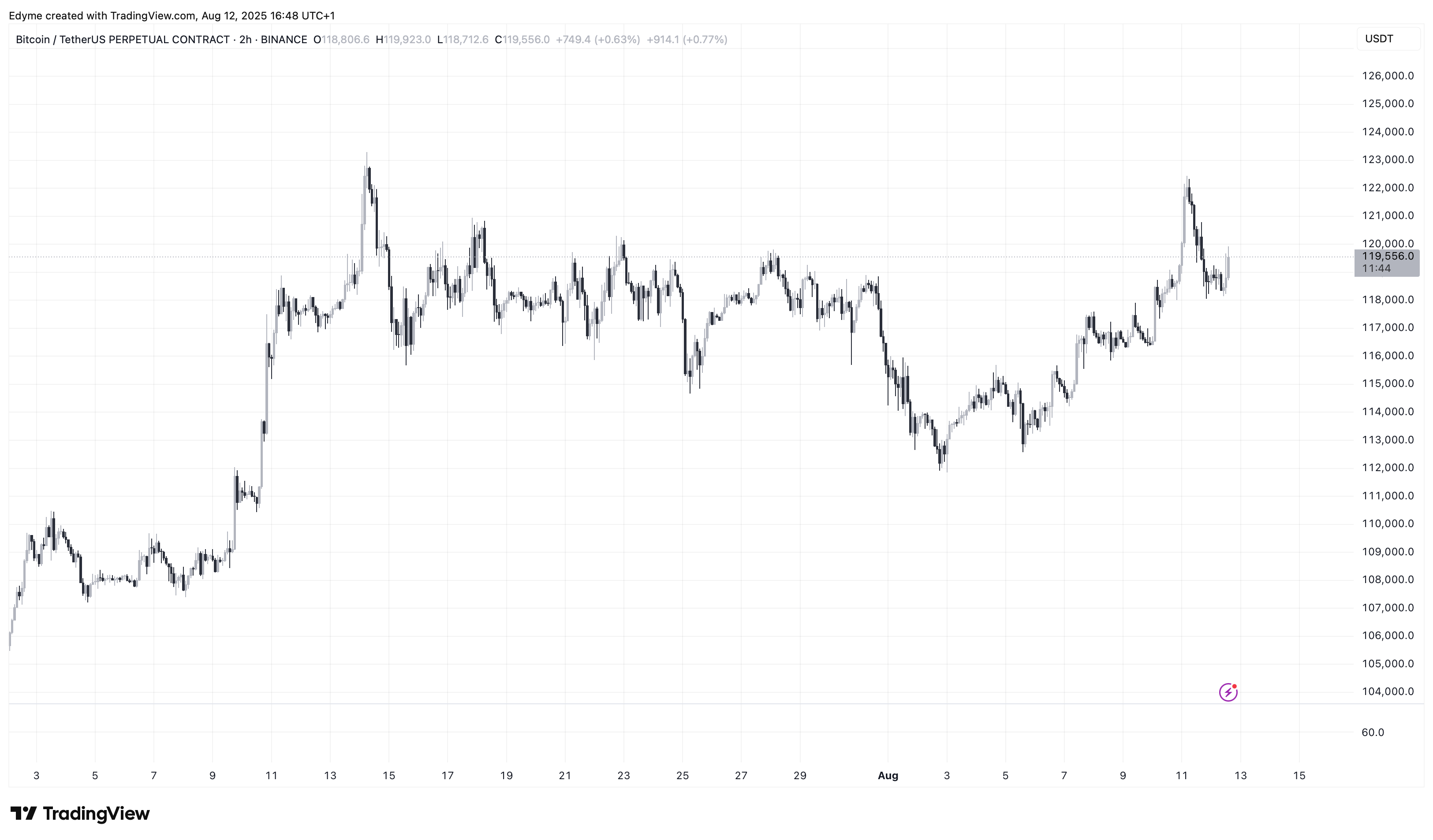 Binance: Btcusdt.p Chart Image by Edyme