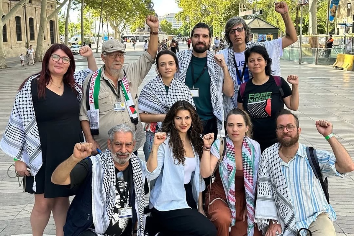 أعضاء في Global Sumud Flotilla ، أغسطس 2025 (Instagram@marianaconti_psol)