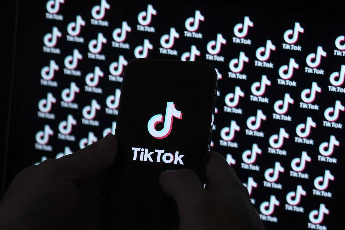شعار Tiktok (Osmancan Gürdoğan - ANADOLU Agency)