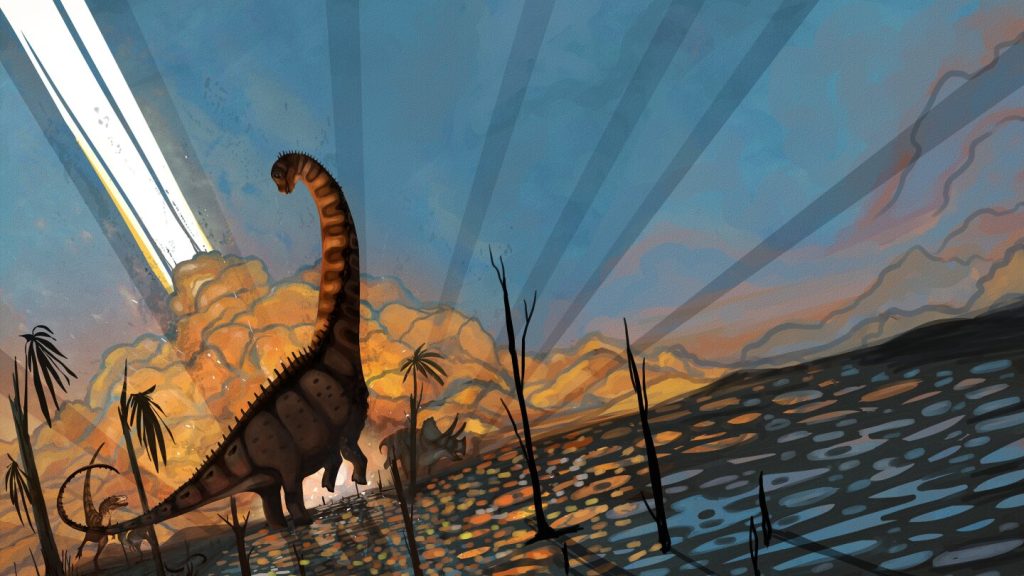 تشير الدراسة إلى أن الديناصورات كانت مزدهرة في أمريكا الشمالية قبل الانقراض الجماعي للكويكب