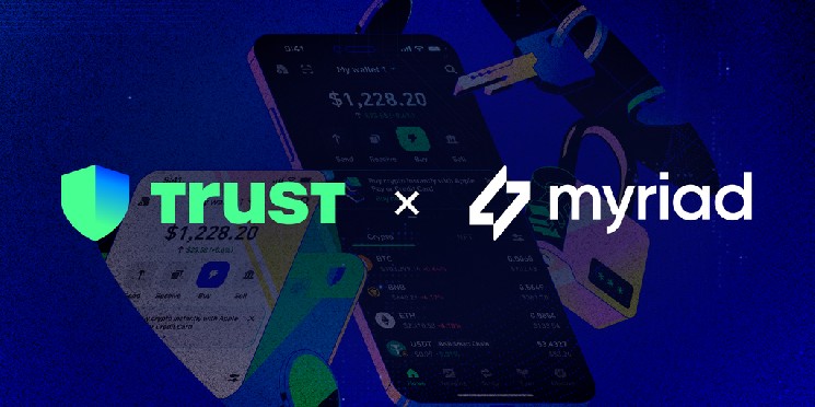 مايريد تتعاون مع تراست ولت لإطلاق أسواق تنبؤات أولية داخل المحفظة.