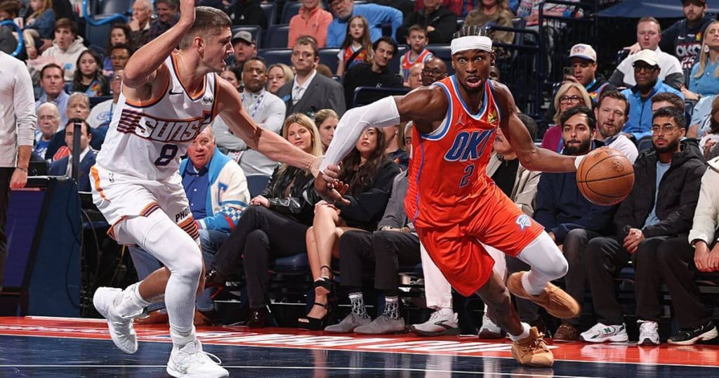 دوري كرة السلة الأمريكي للمحترفين: يقود فريق “ثندر” على “سانز”؛ و”سبيرز”- “ليكرز” لاحقًا.