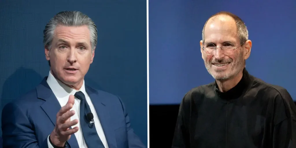 نيوسوم يروي إعطاء ستيف جوبز نظرة مبكرة على أول آيفون له ولمؤسسي جوجل